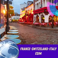 France Switzerland Italy eSIM